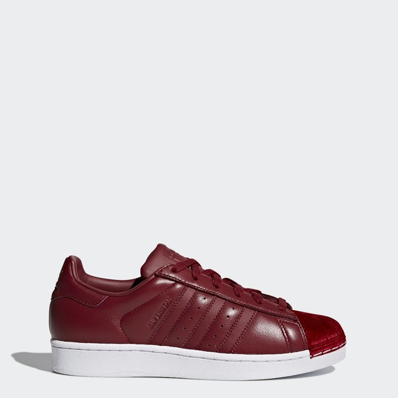 adidas Superstar 80s Shoes Burgundy - Picture 5 of 8